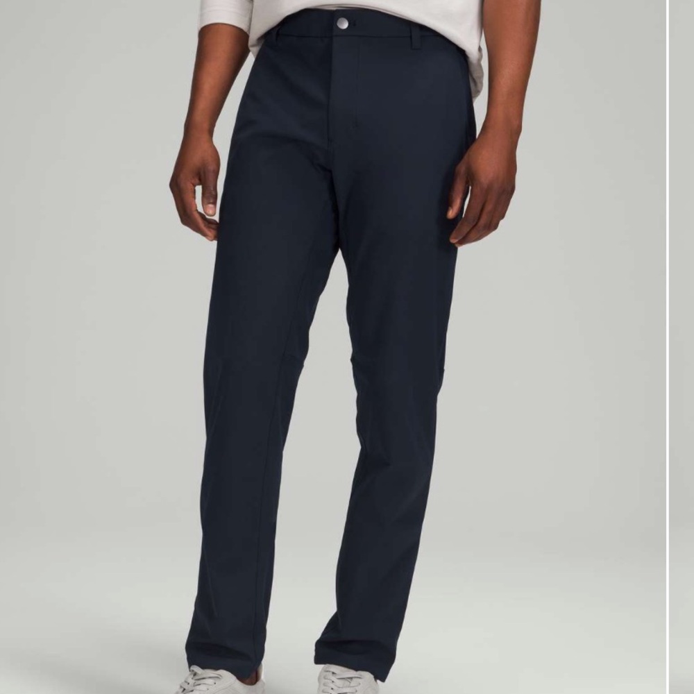 Lululemon Commission Pant Classic Warpstreme True Navy With Pockets Size 32